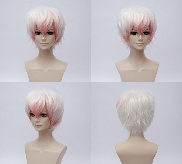 

mystic messenger saeran game costume cosplay wig0123458113000, Black;brown