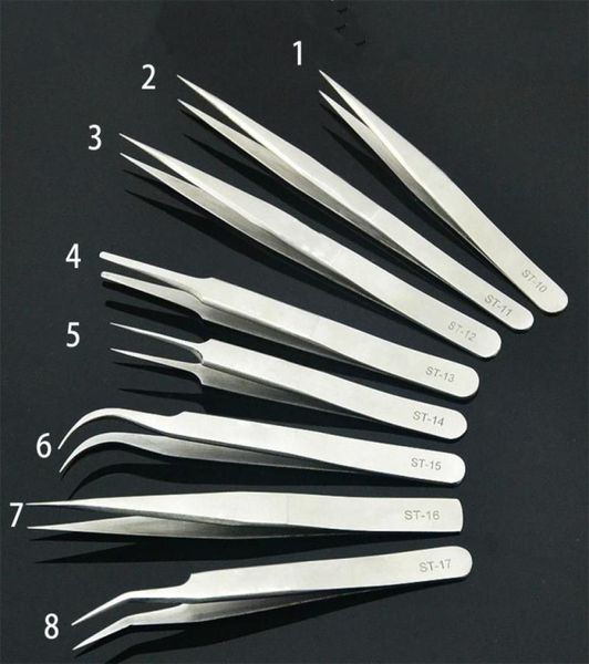 

eye lashes antiacid steel curved straight tweezers makeup eyelash false eyelashes extension eye lashes styling tools 22184560
