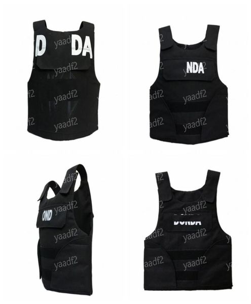 

tide letter black motorcycle vest adjustable protective vests womens mens kids cs game body armor1833539, Black;green