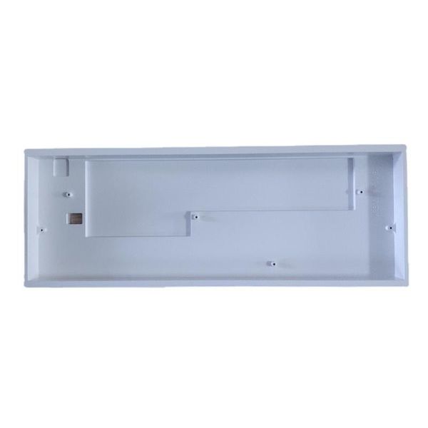 

combos tofu60 e white case aluminum frame ewhite for dz60 rgb gh60 mechanical keyboard from kbdfans tofu 60