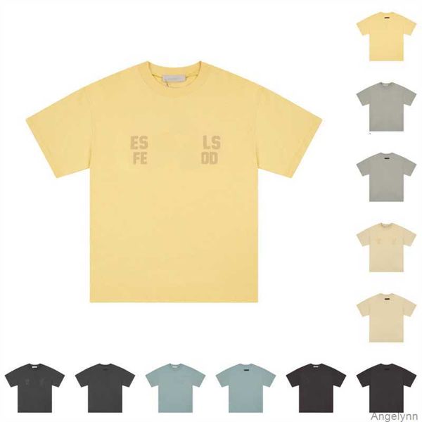 

essentiel tees t-shirts luxury designer essent fashion clothing american high street loose short sleeve tshirt for mens womens t7j7, White;black