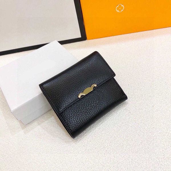 

mutil card holder wallet long card bag leather purse chain small 230524, Red;black