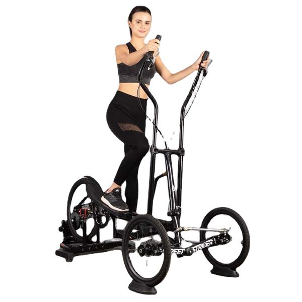 

streetstrider 8s outdoor exercise machine foldable upgraded luxury elliptical bicycle