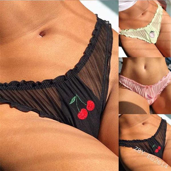 

28% off ribbon factory store summary of exciting new lace underwear traceless low transparent gauze for women by european and cross border w, Red;black