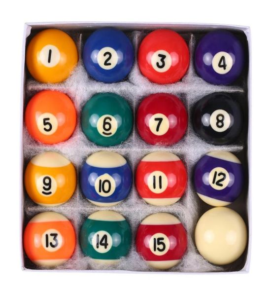 

25mm 38mm billard balls children billiards pool table balls set polyester resin small cue full set billiard7758739