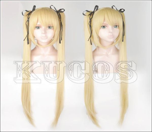 

dead or alive marie rose blond styled cosplay wig0123455963675, Black