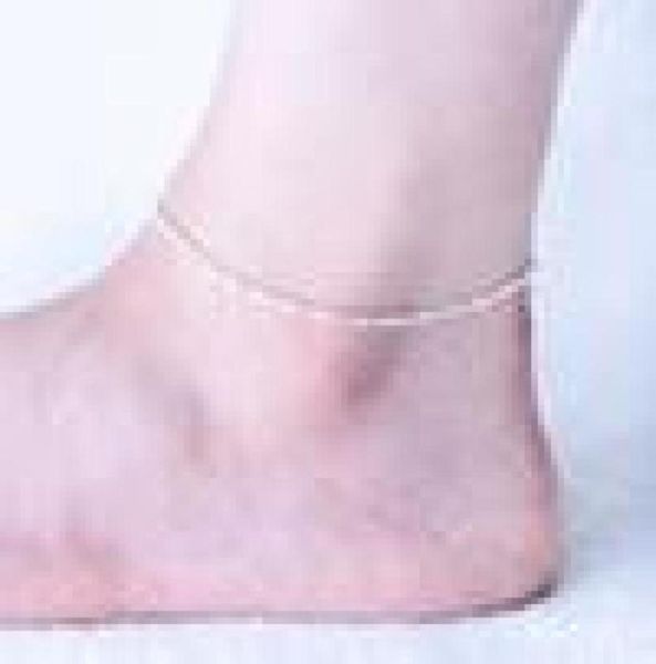 

retail 3pcs 925 sterling silver anklet unique nice simple beads silver chain anklet ankle foot jewelry4566652, Red;blue