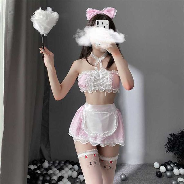 

22% off ribbon factory store cute pink blue bed maid joking on qq ny underwear, Red;black