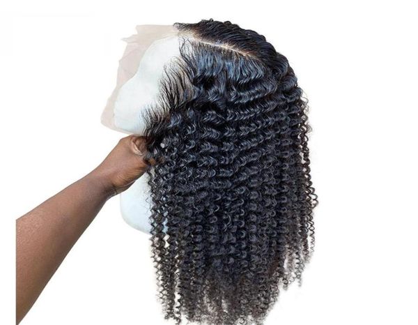 

malaysian curly lace wig deep wave 360 full lace human hair wigs with baby hair factory whole 360 lace wigs deep wave9688754, Black;brown