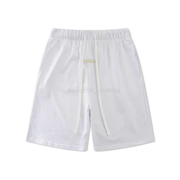 

21ss reflective essentails short shorts men's casual sports pant loose oversize style drawstring short pants trend designer ess essenta, White;black
