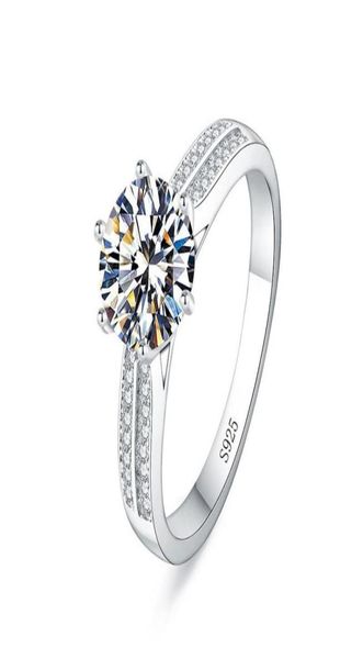 

solitaire diamond cz promise ring 925 sterling silver engagement wedding band rings for women bridal fine party jewelry gift9280064