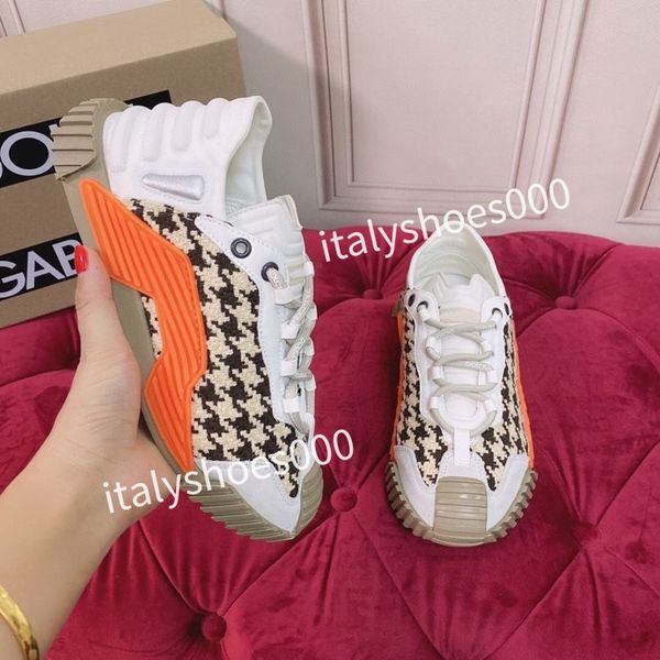 

2023 new designer womens fashion sneakers lace up popular flat casual mens spring autumn walking shoes white, Black