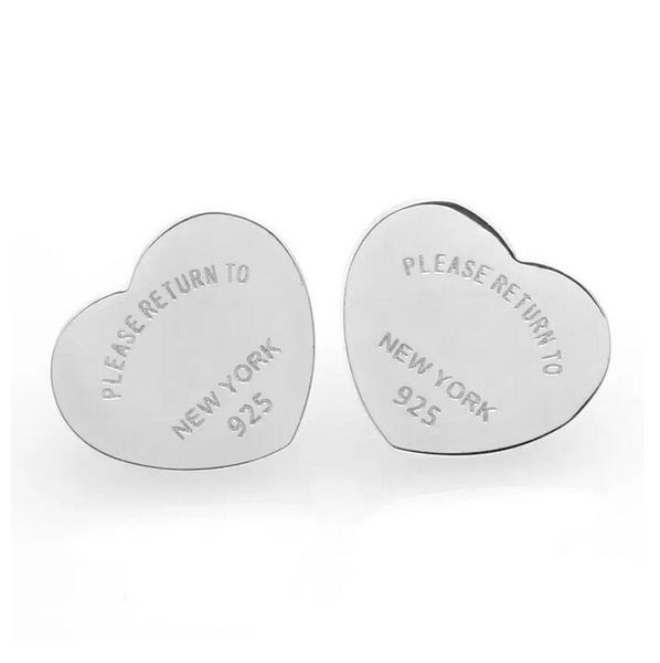 

designer high-grade sterling silver 925 earrings studs super fairy silver jewelry trend ins wind niche trend couple style explosion, Golden