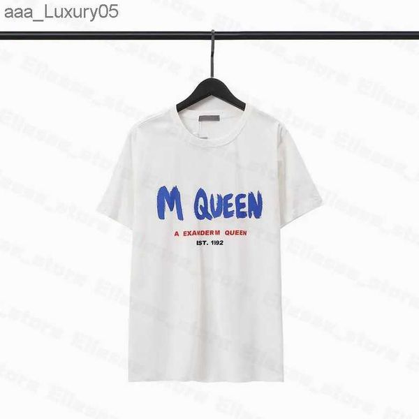 

mens designers mens womens tshirts tees letter pattern man s casual chest letter shirt luxurys clothing street shorts s mc queens mcqueens, White;black