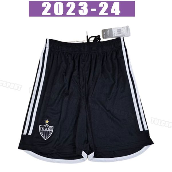 

23/24 atletico mineiro soccer shorts 2023 vargas m.zaracho sasha elias shirt keno marquinhos guga football pants 2024 home, Black;red