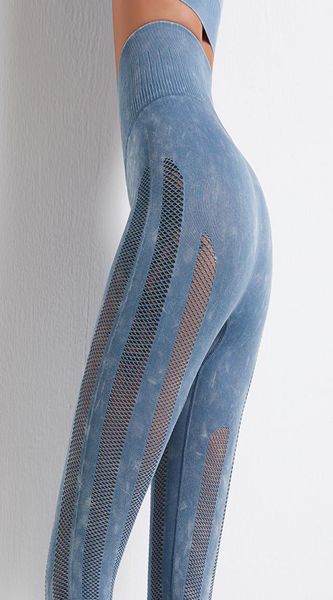 

new exercise yoga tights women seamless mesh hollow out quickdrying yoga pants running fitness pants2796658