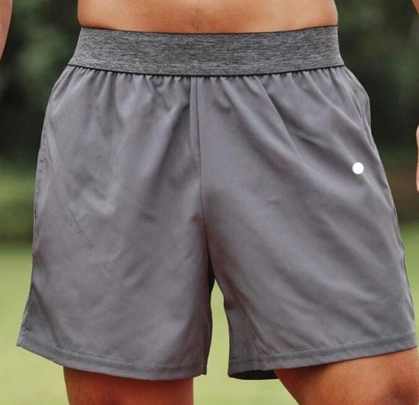 

lulumen womens men yoga sports shorts outdoor fitness quick dry solid color casual running quarter pants leisure 6ess, White;black