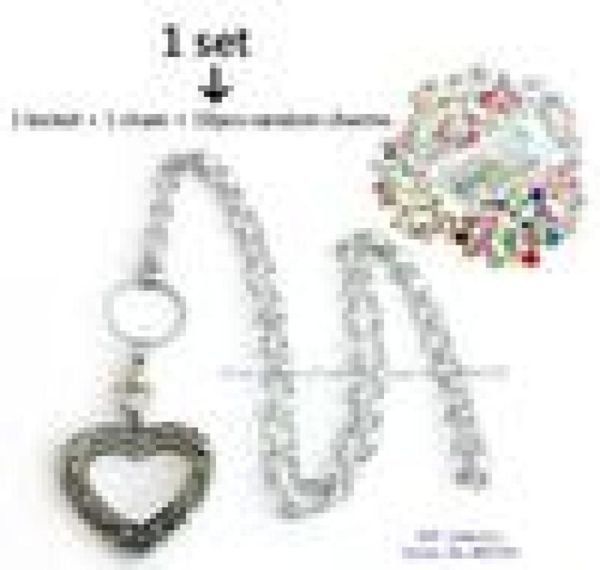 

1 lot antique mahogany pendant peach heart shape living floating memory locket necklace chain about 70cm other part 3cm6640958, Silver