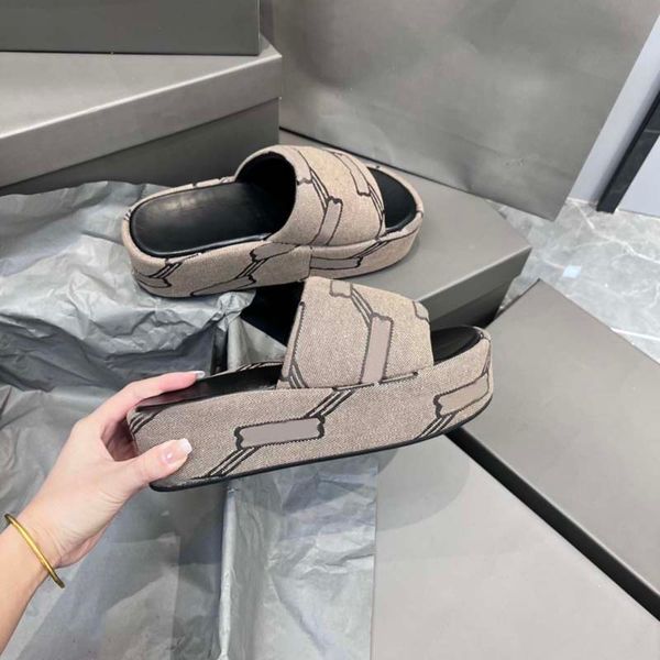 

slides designer womens slippers sandals high heels suitable for various places outdoor activities fashionable warm non-slip wear-resistant p, Black