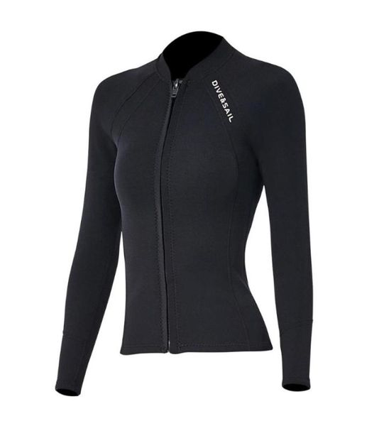 

swim wear dive sail women neoprene wetsuit long sleeve swimsuit shirt womens antiuv spearfishing diving wetsuits jacket1764686