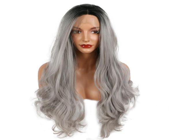 

lace front wigs wig 66cm26 inches long straight women lace front wig mixed color heat resistant synthetic hair swiss lace wigs ka2720517, Black;brown