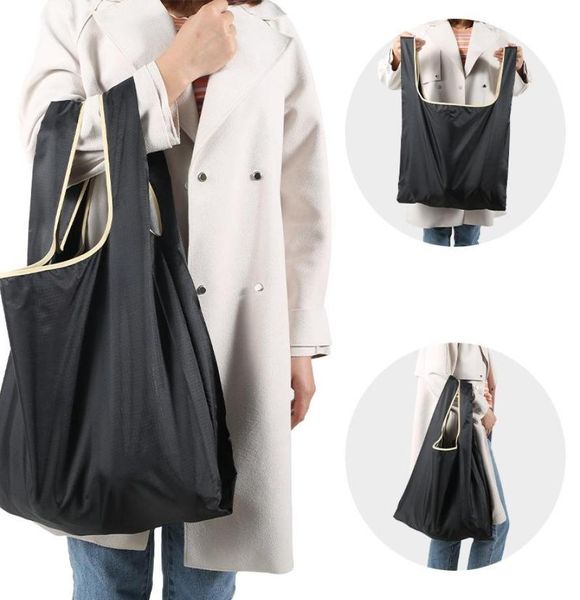

factory direct folding shopping bag oxford cloth 210d supermarket environmental protection storage waterproof tote bags6094965