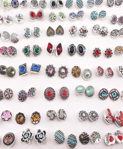

fashion rhinestone metal 12mm snaps buttoon charm for ginger snaps jewelry earring pendant send as pairs36696752195888