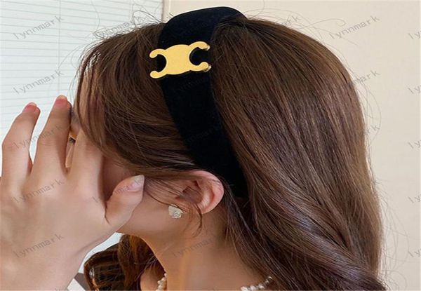 

womens designer headband for ladies luxury hair clip brand classic gold buckle fashion hair clips hairpins claws 7 styles1771284, Slivery;golden
