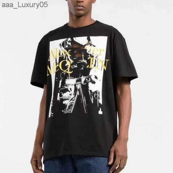 

men's t-shirts designer mens t shirt men's tshirt embroidered badge womens designer clothes shirt size s~5xl yfg mc queens mcqueen, White;black
