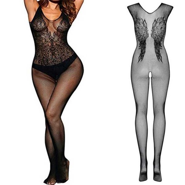 

32% off ribbon factory store large size open mesh black long body women' stockings, Red;black