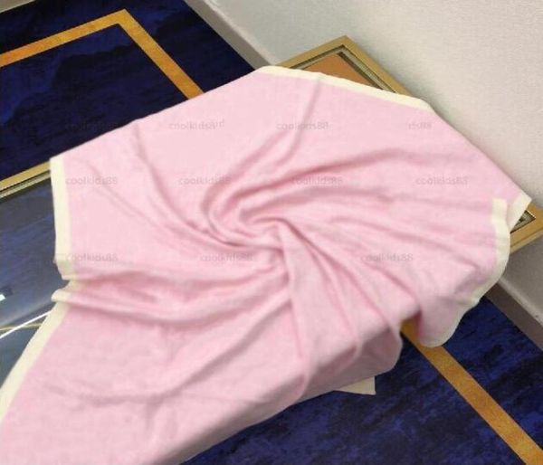 

11090cm baby blankets super soft infant boys girls cotton letter print knitted swaddle wrap newborn bebes stroller bed sle4098483