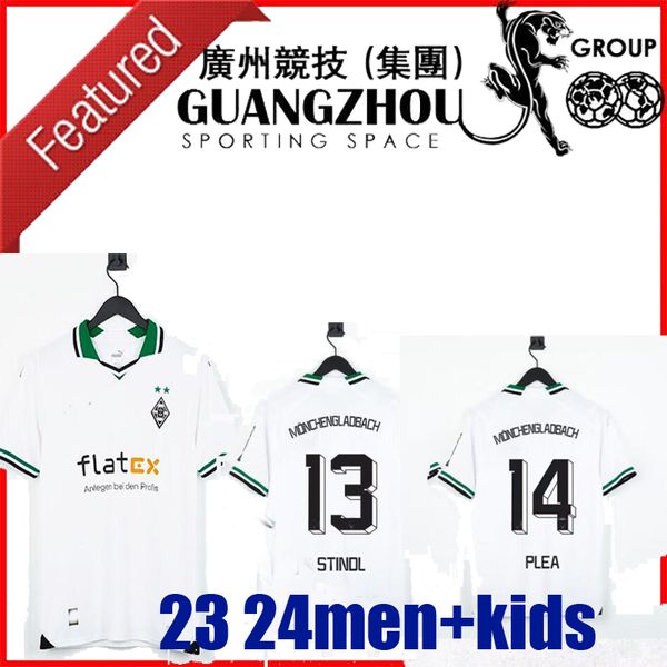 

22 23 borussia monchengladbach soccer jerseys 2023 2024 gladbach thuram elvedi plea stindl bensebaini neuhaus ginter hofmann embolo men kids, Black;yellow