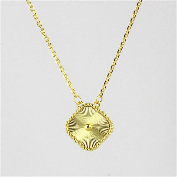 

fashion classic 4/four leaf clover necklaces pendants mother-of-pearl stainless steel plated 18k for women&girls valentine's mother&#03, Silver