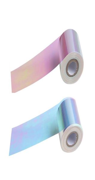 

roll aurora nail glass sticker foils art design decal broken diy manicure decoration mh88 stickers decals6086786, Black