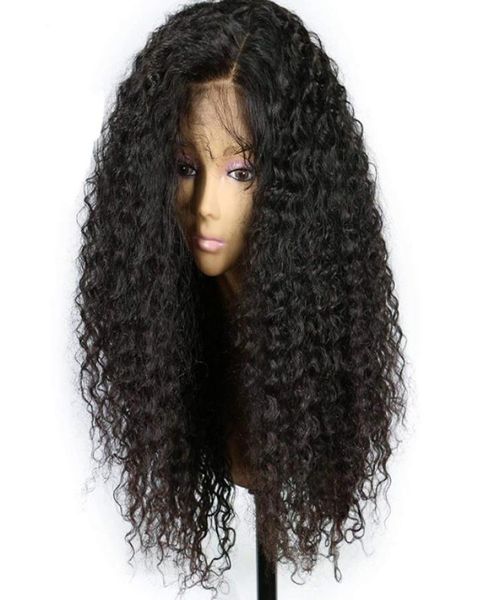 

curly 360 lace frontal wig pre plucked 150 density hd front human hair wigs for women brazilian virgin bleached knots diva15987713, Black;brown