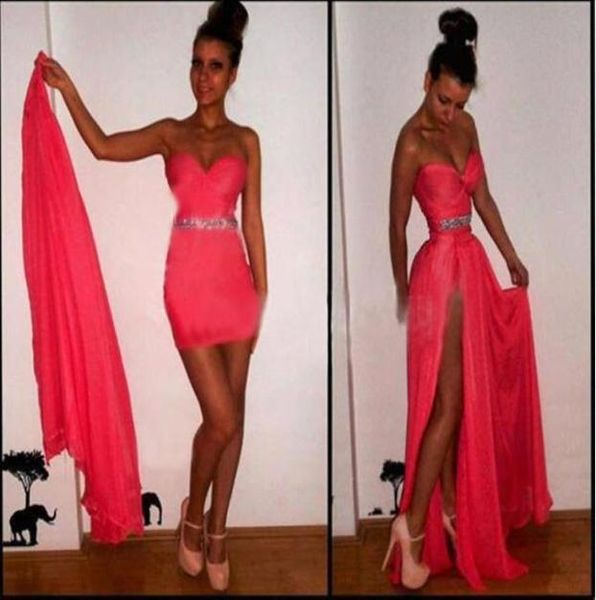 

short party sweetheart fashion lace cocktail dresses detachable modest prom dress party gown evening gowns party dr1582404, Black