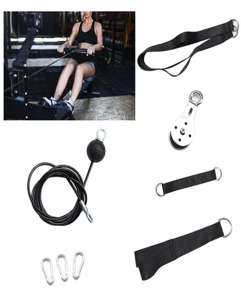 

home fitness workout equipment pulley system triceps training exerciser cable machine rally attachments for gym5164996