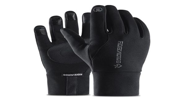 

motorcycle gloves water resistant gant moto gloves nonslip warm windproof winter touch screen motocross motorbike riding9863826, Black