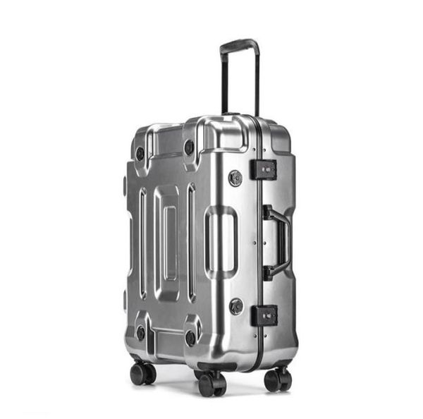 

suitcases travel luggage 20242628 size space gold pc rolling spinner brand suitcase7631040