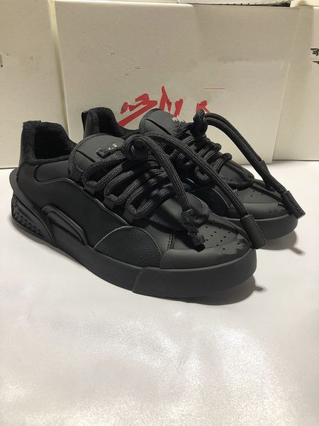 

new casual shoes ones designer fashion embossed character by sneakers shoe lows high platform 0522, Black