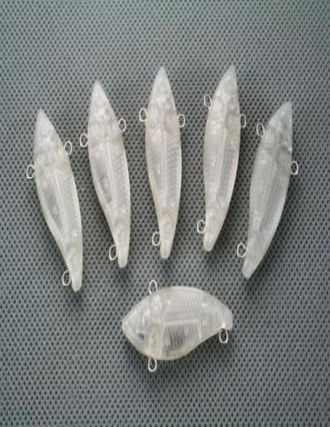 

20pcs unpainted fishing lures jointed crankbait bodies 44g07523990