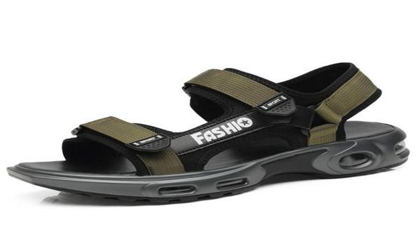 

2019 new men air cushion sandals patchwork nonslip sandal outdoor sandal for man zy3239998018, Black