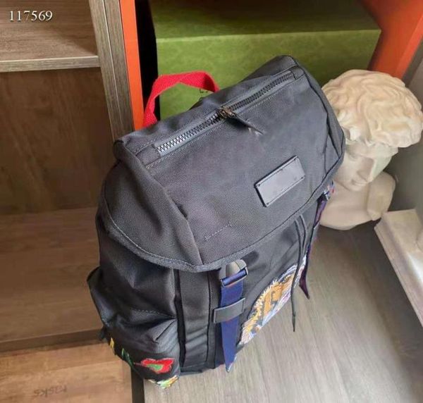 

2021 springsummer new series tiger head embroidery tech pack superlarge capacity backpack star bag highend material fashion temp6162845