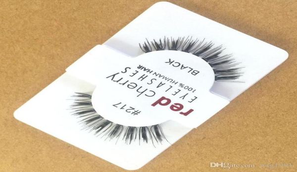 

red cherry false eyelashes wsp 747s m l 523 43 one pair human hair9338479
