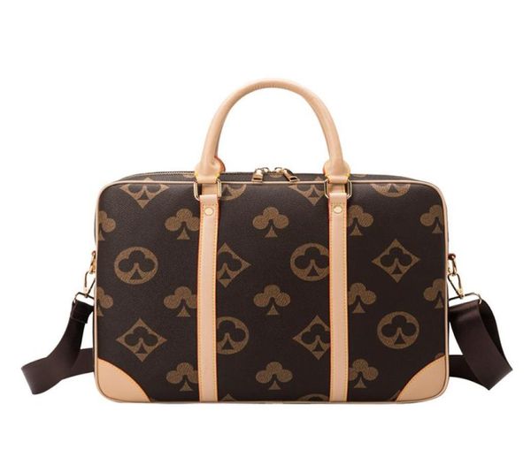 

famous brand briefcase handbag 361 largecapacity classic lapbag large pattern trendy brand business document bags han9130824