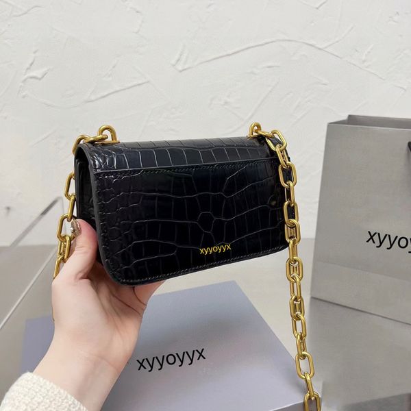 

cross-body bag of luxury designer alligator genuine leather chains women's cross-body bags fashion bags premium quality designer bags l