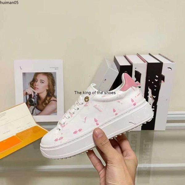 

time out sneakers women shoes genuine leather woman casual shoe size 35-41 model hm051644, Black