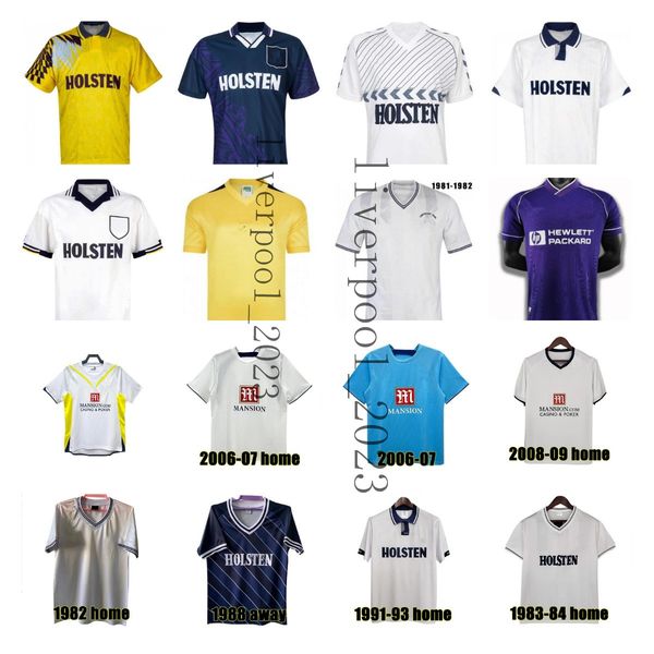 

sheringham retro soccer jerseys anderton klinsmann classic gascoigne ginola ferdinand 1978 81 82 83 84 86 88 90 92 94 95 98 2008 09 18 19 to, Black;yellow