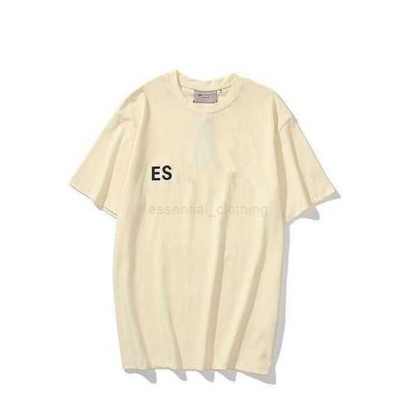 

summer essentail shirt essent t shirt designers essen casual shirts luxury shorts tshirts essentail chest print fashion tees essentiel t-sh, White;black