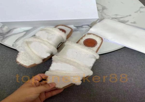 

women chl winter sandals fashion cotton slippers white black pink warm slipper with box5927861